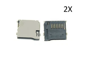 2X MICRO SD CARD SLOT CONNECTOR 14X15mm PCB SMD TransFlash TF memory card cs - Picture 1 of 2