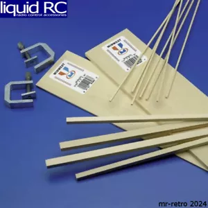 Midwest Products 4044 Strisce di legno di basso 1/8x1/8x24 (20) - Foto 1 di 2