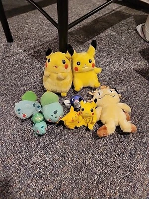 Lote de Juguetes Pokemon - Peluche Pikachu Talking Vintage 1995,1996,1998 Foto 1 de 4