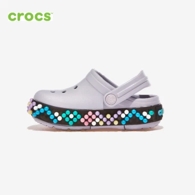 НОВЫЙ CROCS МАЛЫШ CROCBAND ОГНИ САБО CRS210467 ЛИЛОВЫЙ ТУМАН СЕРЫЙ - Изображение 1 из 4