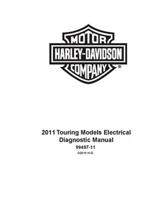 Electrical Diagnostic Manual EDM 2011 Harley FLHTK Electra Glide Ultra Limited - Picture 1 of 19