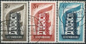 Luxemburg Luxembourg 1956 EUROPA Satz gestempelt O KW:60€