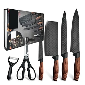  Küchenmesser Profi Kochmesser Set Japanisches Damaskus Muster Edelstahl Messer - Bild 1 von 19