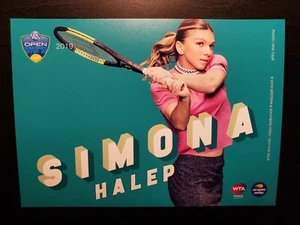 SIMONA HALEP 5X7 2019 WESTERN & SOUTHERN ATP TOURNAMENT COLLECTOR CARD - Picture 1 of 2