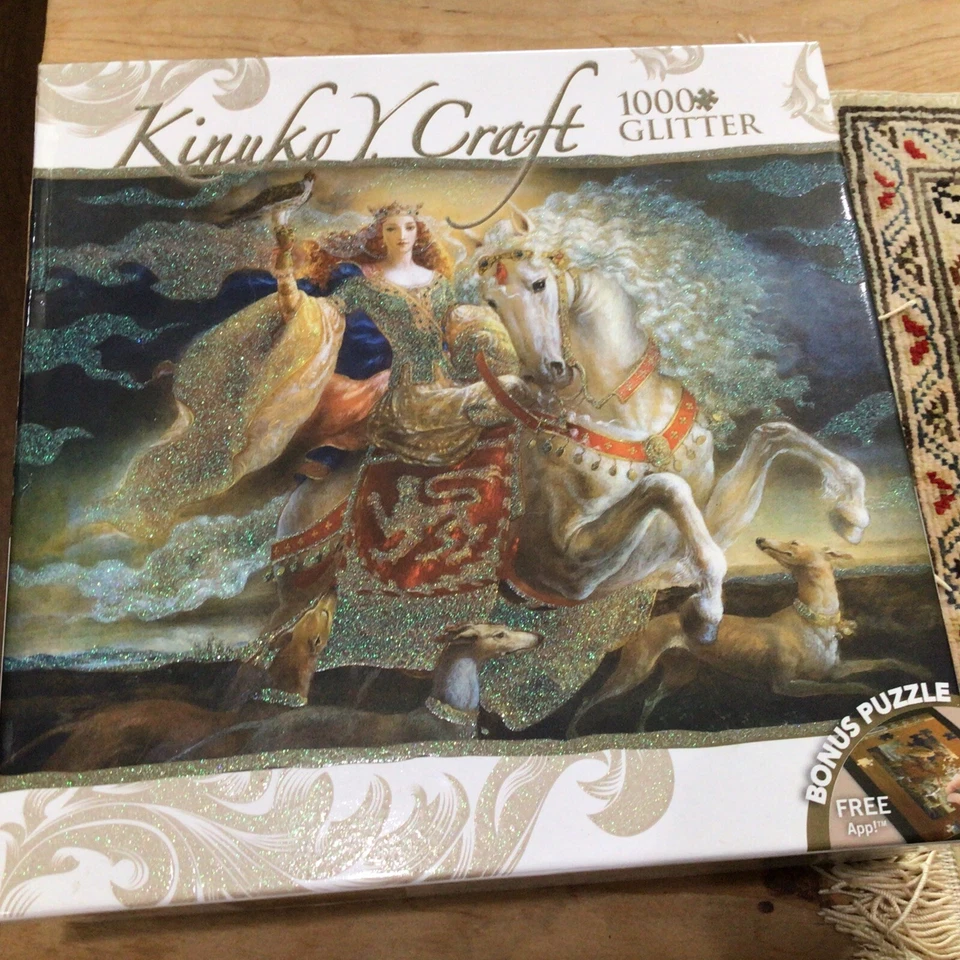 Kinuko Y. Puzzle artesanal 1000 piezas Leonor de Aquitania usado #71567 Foto 1 de 4