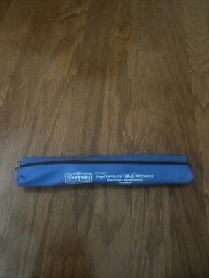 Peripole Angel Soprano Halo Recorder Model PB6000 With Blue Case & Hanging Cord - Image 1 of 4