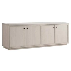 Meyer+Cross TV Stand 24.0 " H X 69.63 " W, Fits TV's up to 75" In Alder White - Picture 1 of 8