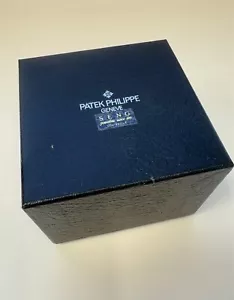 PATEK PHILIPPE DISTRESSED LUXURY WRIST WATCH INNER & OUTER DISPLAY BOX-BLACK - Picture 1 of 16