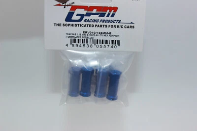 GPM ERV 010 25 MM B blau  HEX ADAPTOR 25 mm SET  TRX 1:16 E-REVO  NEU  - Bild 1 von 4