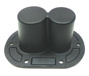 (2) Dwa DUAL PORT Metalowy stojak na głośniki DJ / PA Wewnętrzne adaptery 10° i 0° Top Hat - Zdjęcie 1 z 7