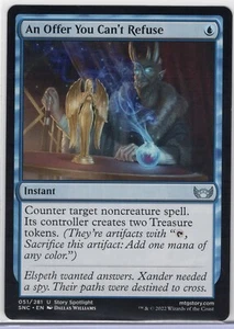 1x An Offer You Can't Refuse - Streets of New Capenna - Near Mint - Imagen 1 de 1