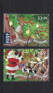 AUSTRALIEN 2020 WEIHNACHTSINSEL WEIHNACHTEN 2ER SET FEIN GEBRAUCHT - Bild 1 von 1