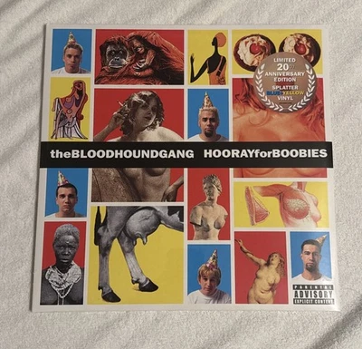 SEALED The Bloodhound Gang Hooray For Boobies RED BLUE SPLATTER vinyl 2LP beer Foto 1 de 4