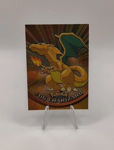 Charizard Foil #06 Topps TV Animation Black Logo NM Pokemon - Picture 1 of 13