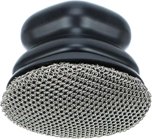 Gusseisen Schrubber, ergonomischer Griff gelötet 3 mm fein Kettenhemd Peeling schwarz  - Bild 1 von 6