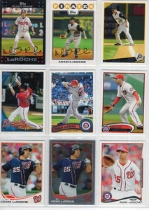 Adam LaRoche 11 Karten Topps Run 2007-2016 Braves Pirates Nationals White Sox - Bild 1 von 4
