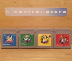 Gameboy Spiele Games POKEMON GRÜN BLAU ROT GELB Nintendo Japan Sammlung Game Boy - Bild 1 von 3
