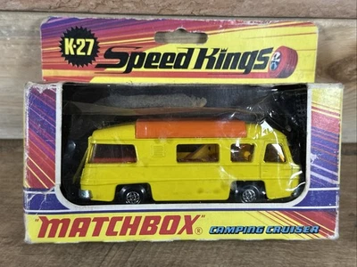 Casa rodante/cámper Matchbox Speed Kings K27 Camping Cruiser de colección—NOS Matchbox Foto 1 de 4