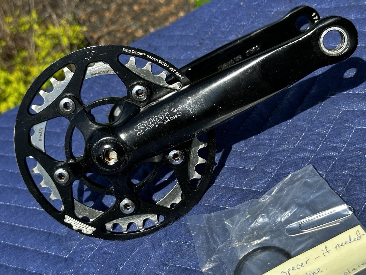 新品未使用　SURLY Mr. Whirly クランクセット Surly Mr. Whirly Crankset 22/32/44t with 68/73 Bottom
