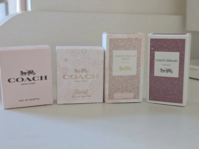Coach Mujer Variedad Set 4 Piezas Mini Splash Colección Regalo, Totalmente Nuevo Con Caja Foto 1 de 3