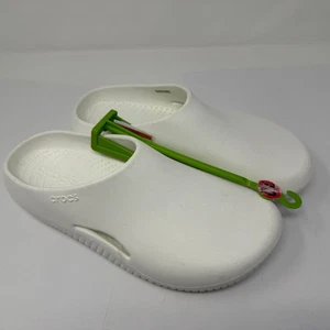 Crocs Herren Größe 10 Pantoletten weich Clogs Medizin Krankenpflege Arzt Koch weiß Schuhe - Bild 1 von 5