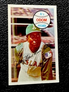 1970 Kellogg's #38 Johnny “Blue Moon” Odom-Oakland Athletics • Casi nuevo • Ver fotos - Imagen 1 de 2
