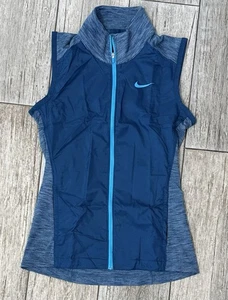 Gilet Nike Golf Tour Performance Dri Fit blu gilet donna taglia XS full zip - Foto 1 di 8
