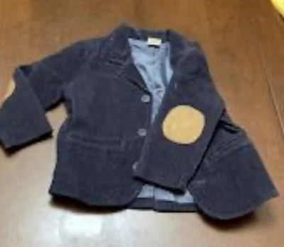 Chaqueta Abrigo Deportivo De Colección TKS Blazer Pana Niños 2T Parche en el Codo Forrado Foto 1 de 4