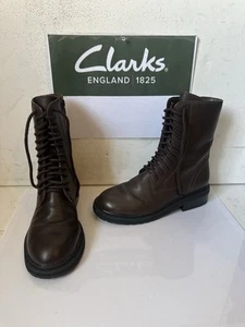 Clarks Cómodas Botas de Cuero Talla UK 5 EU 38,, - Imagen 1 de 15