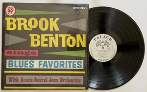 Brook Benton / Bruce Darrel Jazz Orchestra Sings Blues Favorites LP Palace vg - Picture 1 of 3
