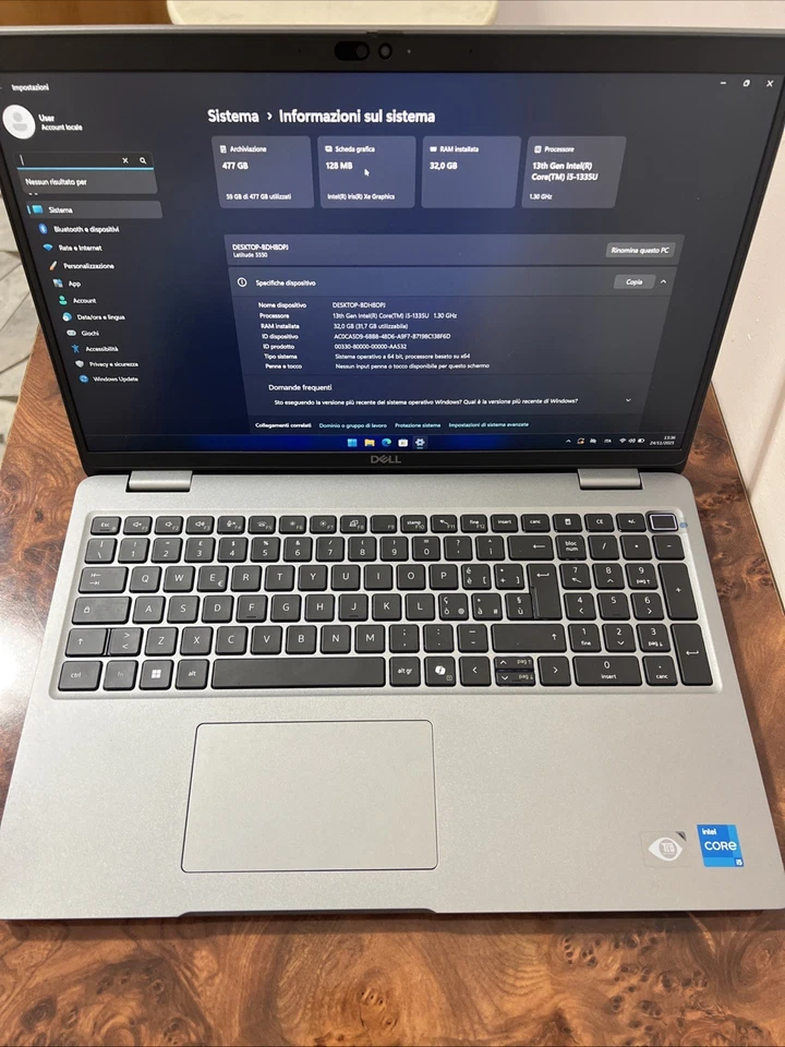 Dell latitude 5550 15,6” FHD i5-13th, 32GB RAM DDR5, 512 SSD - Immagine 1 di 4
