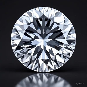 Natürliche D-Farbe 8 kt Rundschliff Laborgezüchtet lose CVD-Diamant VVS1 Reinheit zertifiziert - Bild 1 von 10