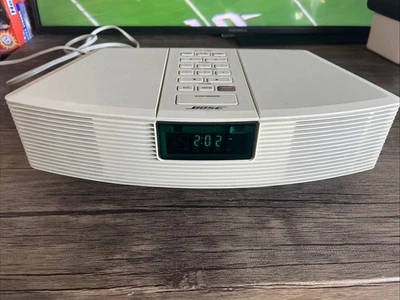 Bose Wave Radio Original Music System AWR1-1W AM/FM Alarm Clock TESTED NO REMOTE - Image 1 of 4