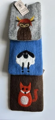 PACHAMAMA TASCHE, Crossover, Filz/100% Wolle, Handarbeit in Nepal.