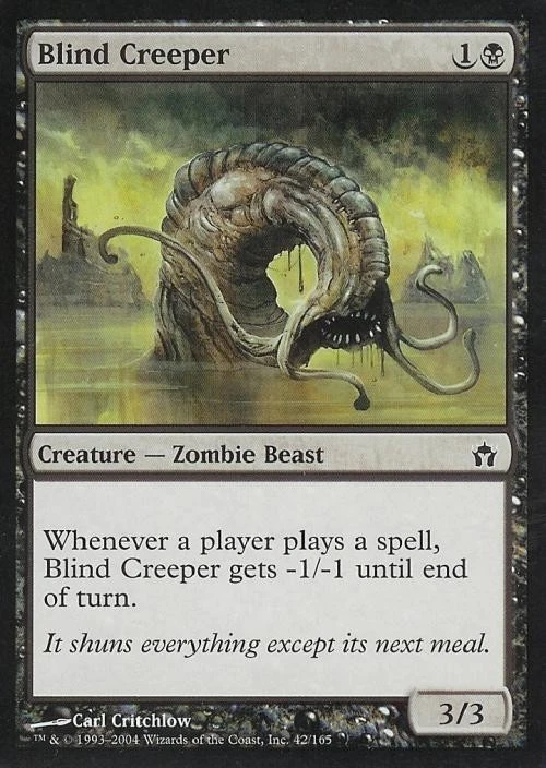Blind Creeper -Foil Medium Play MTG Fifth Dawn - Image 1 of 1