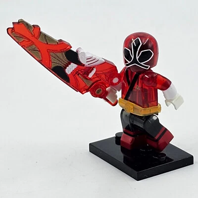 Power Rangers Samurai Mega Bloks Loose Translucent Red Samuari Ranger (Series 1) - Image 1 of 4