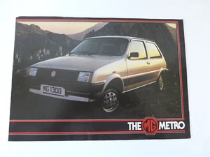 M.G. Metro 1982 Original Sales Brochure, Austin Rover Group, Excellent Condition - Picture 1 of 6