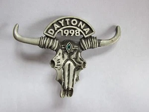 1998 Daytona Bike Week Biker Zinn Event Pin mit Kupplung hinten lange Hupe Lenkung USA - Bild 1 von 3