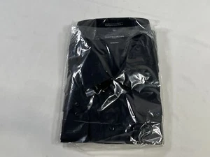 Mens Jean Paul Germain Cotton Blend Black Button Down Shirt Size 24 NEW - Picture 1 of 5