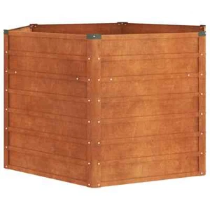 Hochbeet Rostig 129x129x77 cm Cortenstahl - Bild 1 von 7