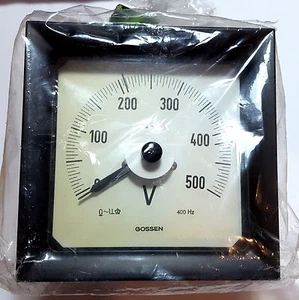 Gossen AC 500V Analog Panel Scale 240 Degrees Dial - Picture 1 of 6