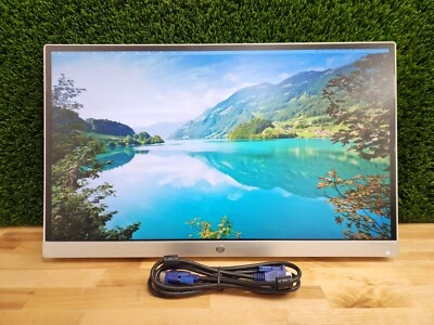 HP Pavillion 23XW 23-in IPS LED Ultra-Wide 1920x1080 60HZ Monitor White - Image 1 of 4