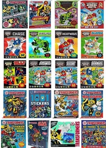 NEW choose TRANSFORMERS activity book STICKERS MEGA COLOURING 501 things to find - Picture 1 of 52