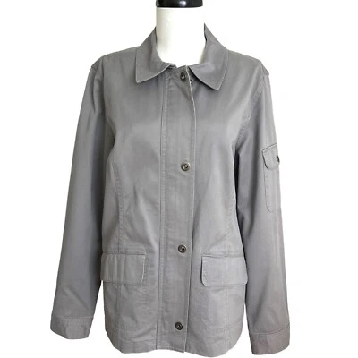 Jaqueta de trabalho Orvis Chore Barn tamanho M lona resistente caminhada ao ar livre herança - Imagem 1 de 4