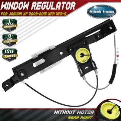 Power Window Regulator for Jaguar XF 2009-2015 XFR XFR-S Rear RH Passenger Side - Image 1 of 4