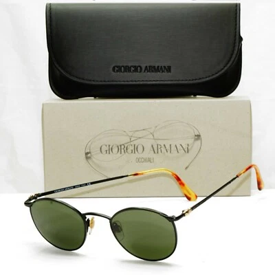 Auténticas gafas de sol vintage Giorgio Armani 1997 negras verdes para hombre mujer 132 748 Foto 1 de 4