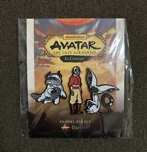 NUEVO: Nickelodeon’s Avatar The Last Airbender in Concert - Juego de 3 prendedores esmaltados - Imagen 1 de 2