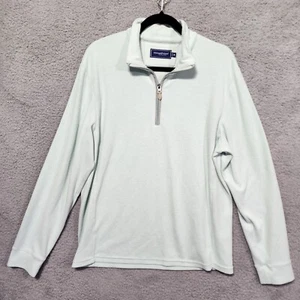 Vineyard Vines Women’s Mint Green 1/4 Zip Pullover Fleece Jacket Size Medium - Picture 1 of 6