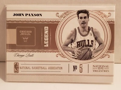 2011 National Treasures #178 John Paxson 36/99 Bulls - Imagem 1 de 3