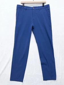 B.Draddy Sport Kelly Blue Pant Stretch Golf Pants Lightweight Size 34x31.5 - Picture 1 of 5